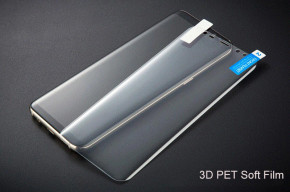 Скрийн протектор извит ТПУ / мек  / удароустойчив Full Screen покриващ целият дисплей за Samsung Galaxy S9 Plus G965 кристално прозрачен